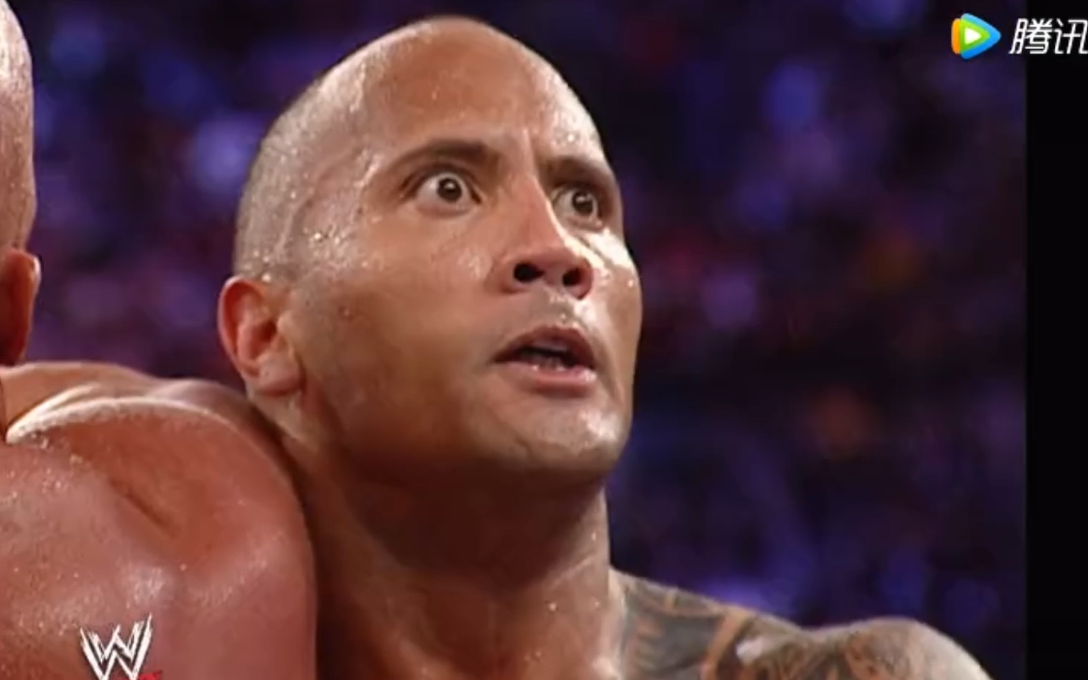 wwe wm19 巨石强森击败奥斯丁