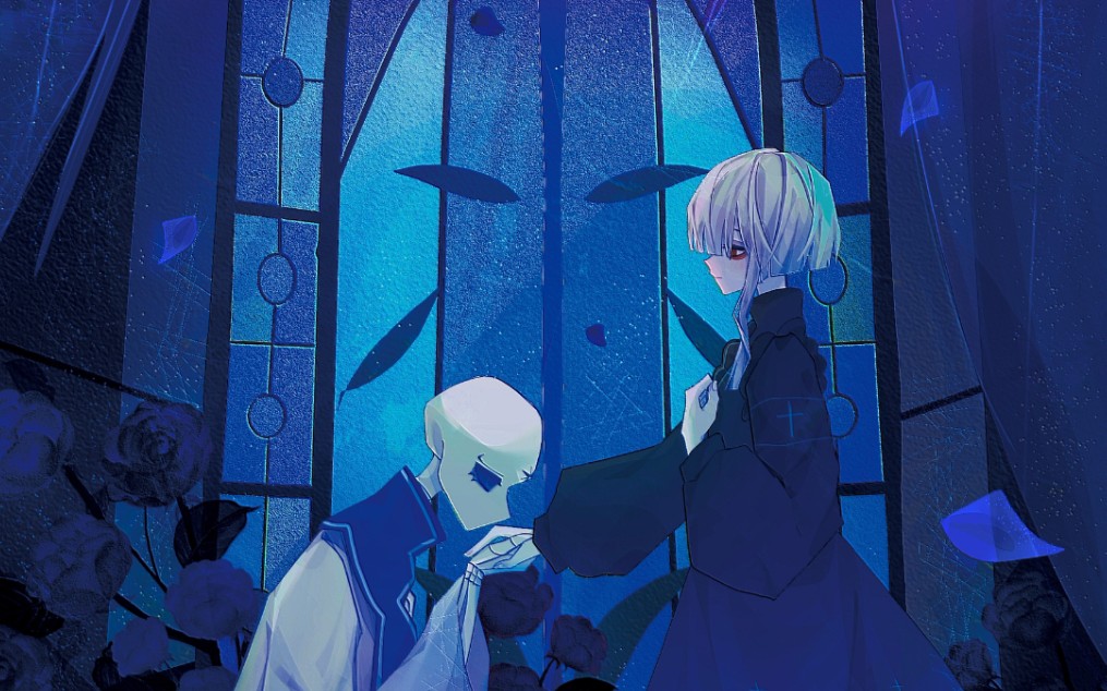 【指绘过程】神明跪下亲吻他的信徒,是自家au的sf_哔哩哔哩_bilibili