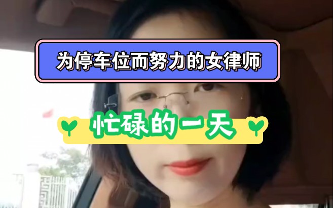 为停车位而努力的女律师哔哩哔哩bilibili