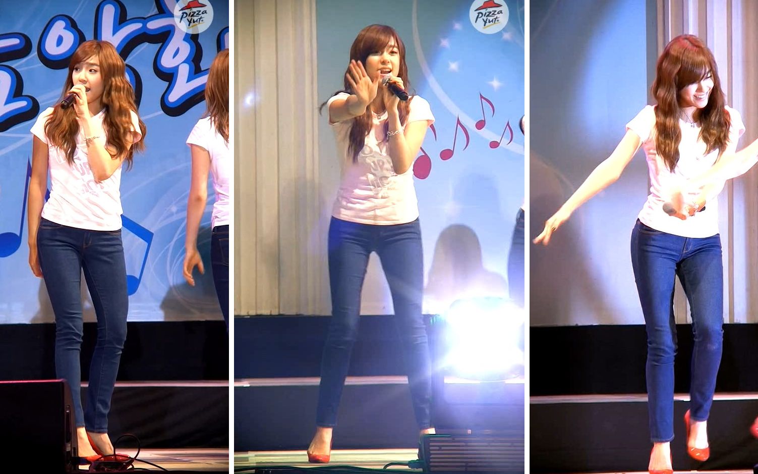 【紧身牛仔裤 短t】090621 snsd 黄美英