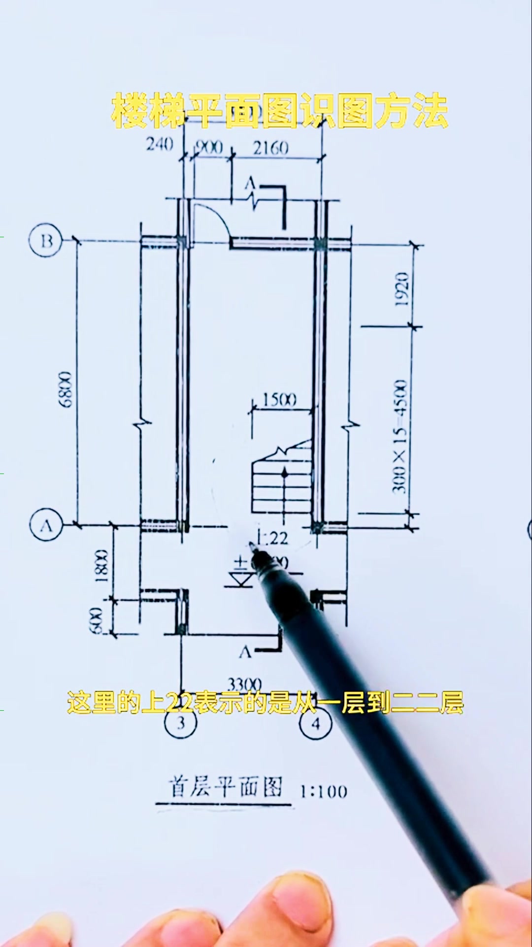 楼梯平面图识图方法!筑业软件路路老师为你支招!购筑业软件可私哔哩哔哩bilibili