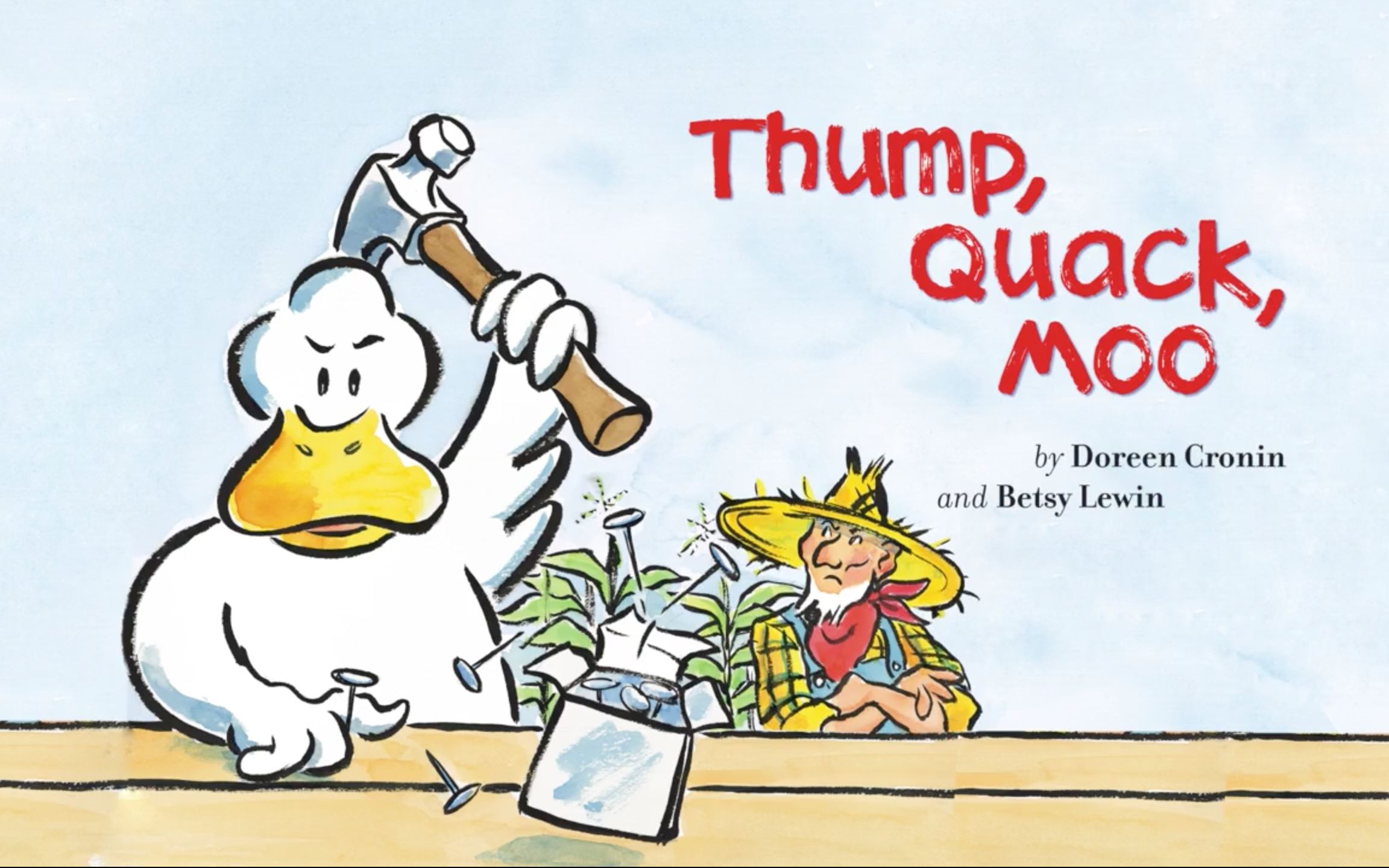 [图]《Thump,Quack,Moo》（幼儿英语绘本故事）