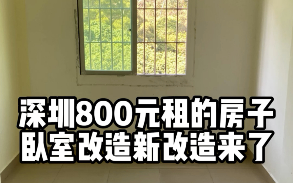 800元租的房子卧室新改造来啦!今天又是动手能力超强的一天!床位放置的收纳柜把小床包围起来安全感满满的!哔哩哔哩bilibili