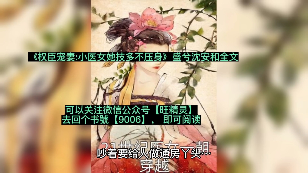 《权臣宠妻:小医女她技多不压身》盛兮沈安和全文哔哩哔哩bilibili