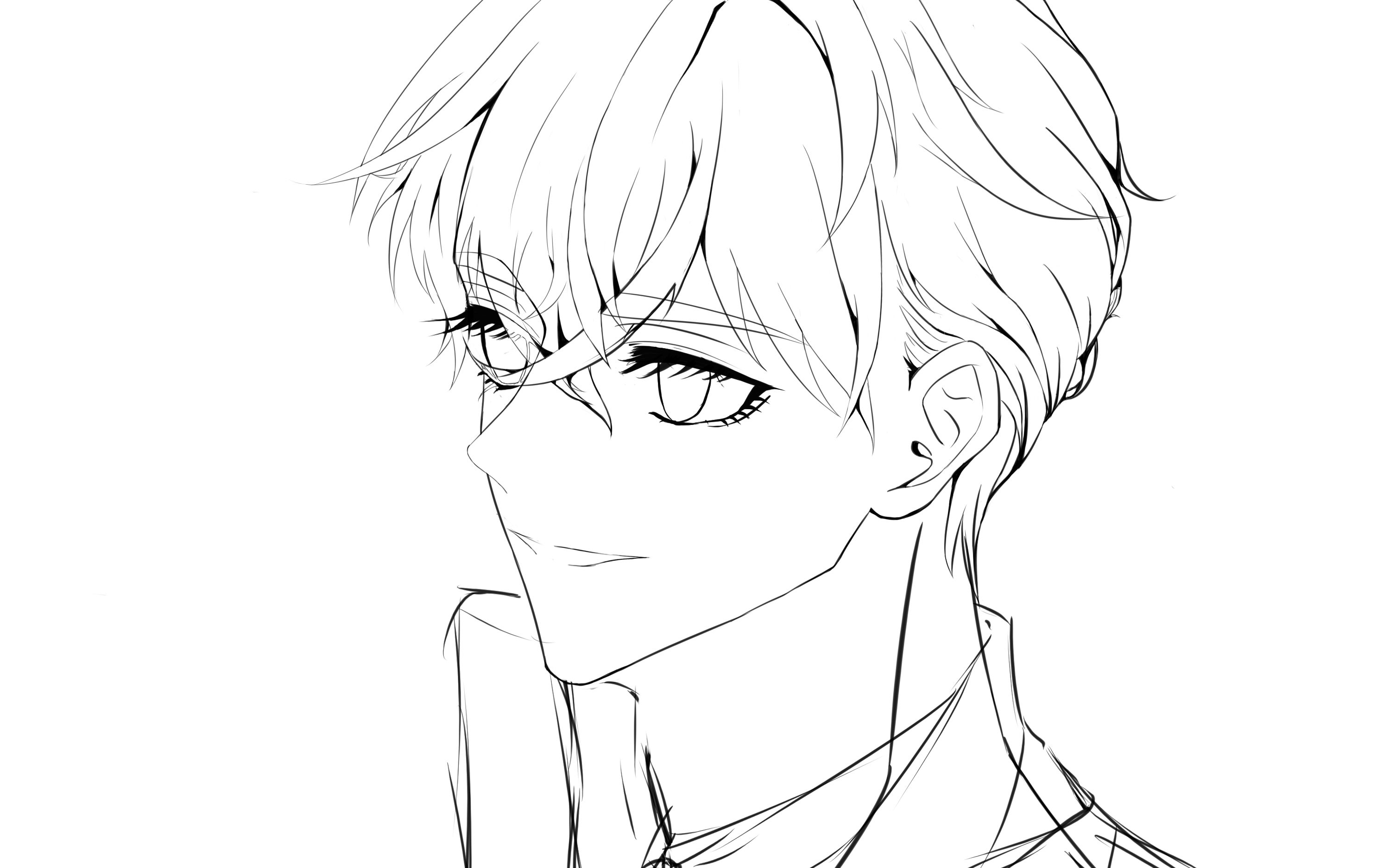 【kilo生贺】【周棋洛】【绘画录屏】生贺图勾线