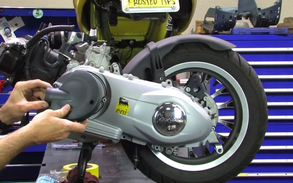 vespa冲刺春天安装malossi普利盘和离合器视频教程