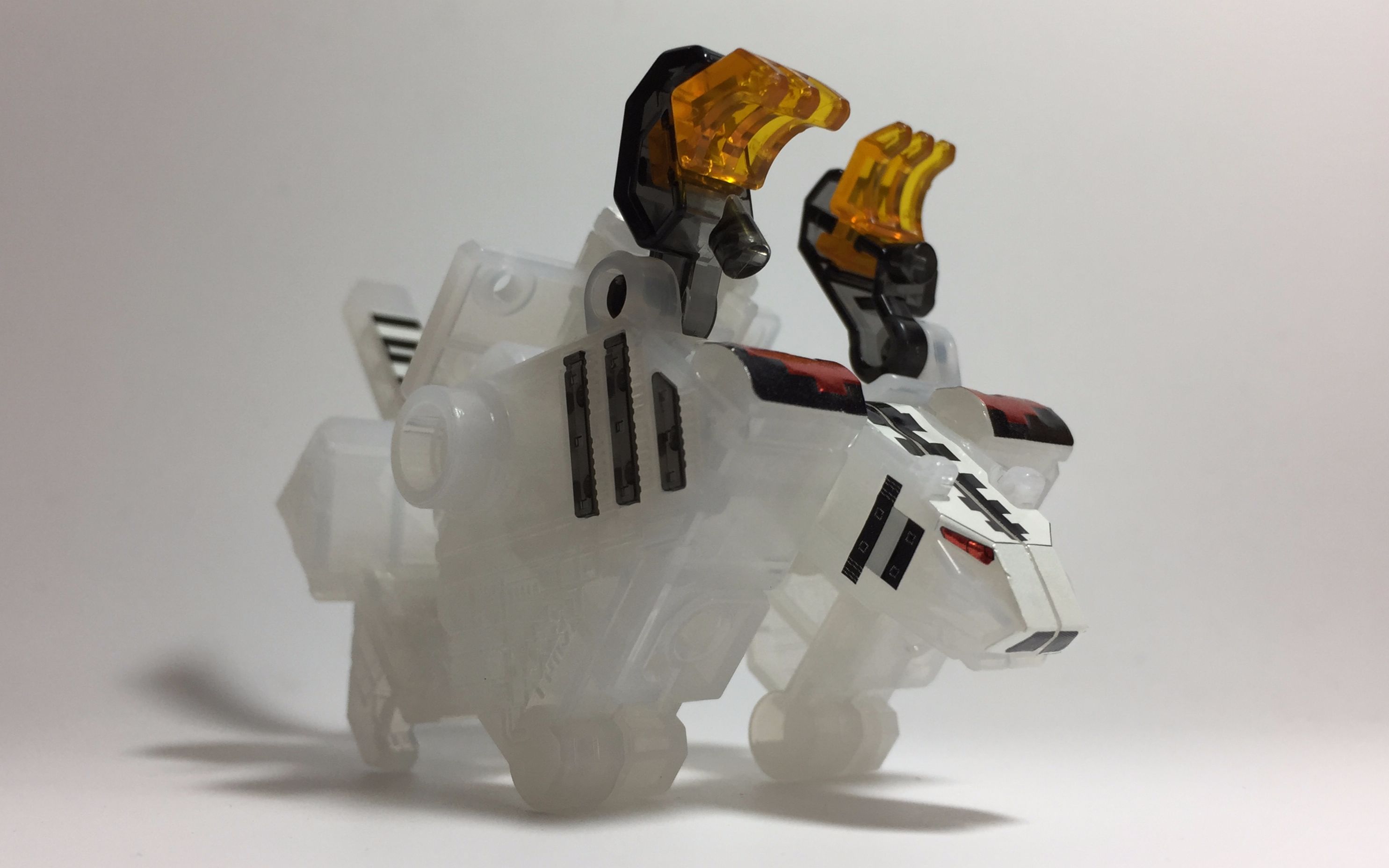 【龙哥制作】动物战队 食玩合体系列sp01 方块白虎 方块象