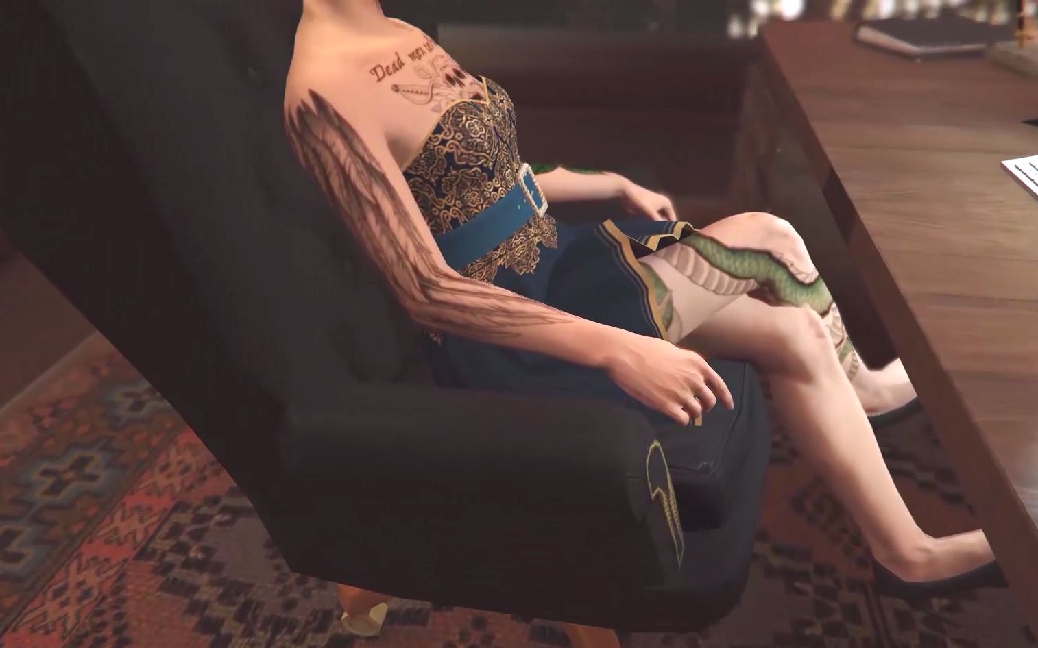 【gta5】展示一下新裙子(线上模式)_哔哩哔哩_bilibili