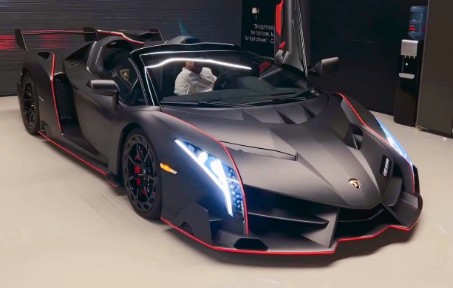 兰博基尼Veneno Roadster毒药敞篷版车库绕车/内饰展示哔哩哔哩bilibili