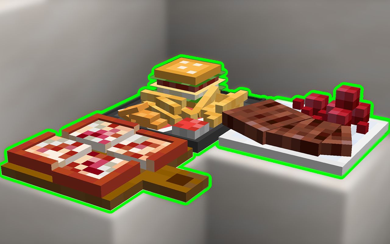 在mc里炫各种美食!国产美食模组《我的世界》