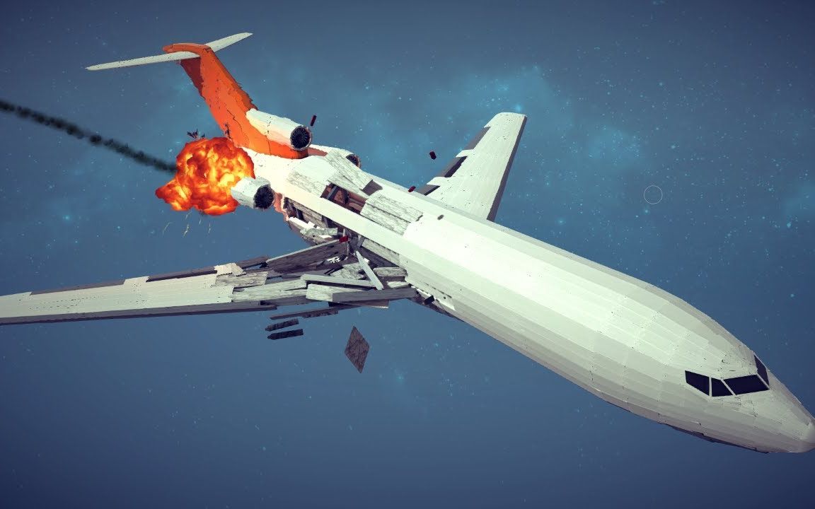 【围观】besiege-三种不同制导导弹击落大型客机 #4【bigmathis】