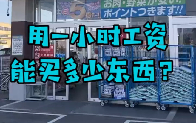 在日本打工用一小时工资就能解决一周伙食问题?哔哩哔哩bilibili