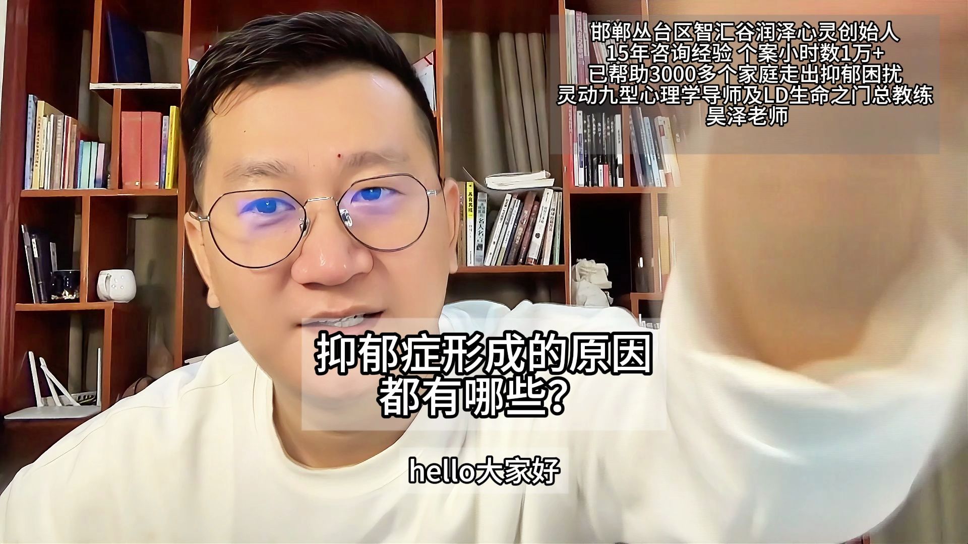 为什么会得抑郁症?从生理,心理,社会多方面剖析成因,昊泽老师治愈抑郁症第三课哔哩哔哩bilibili