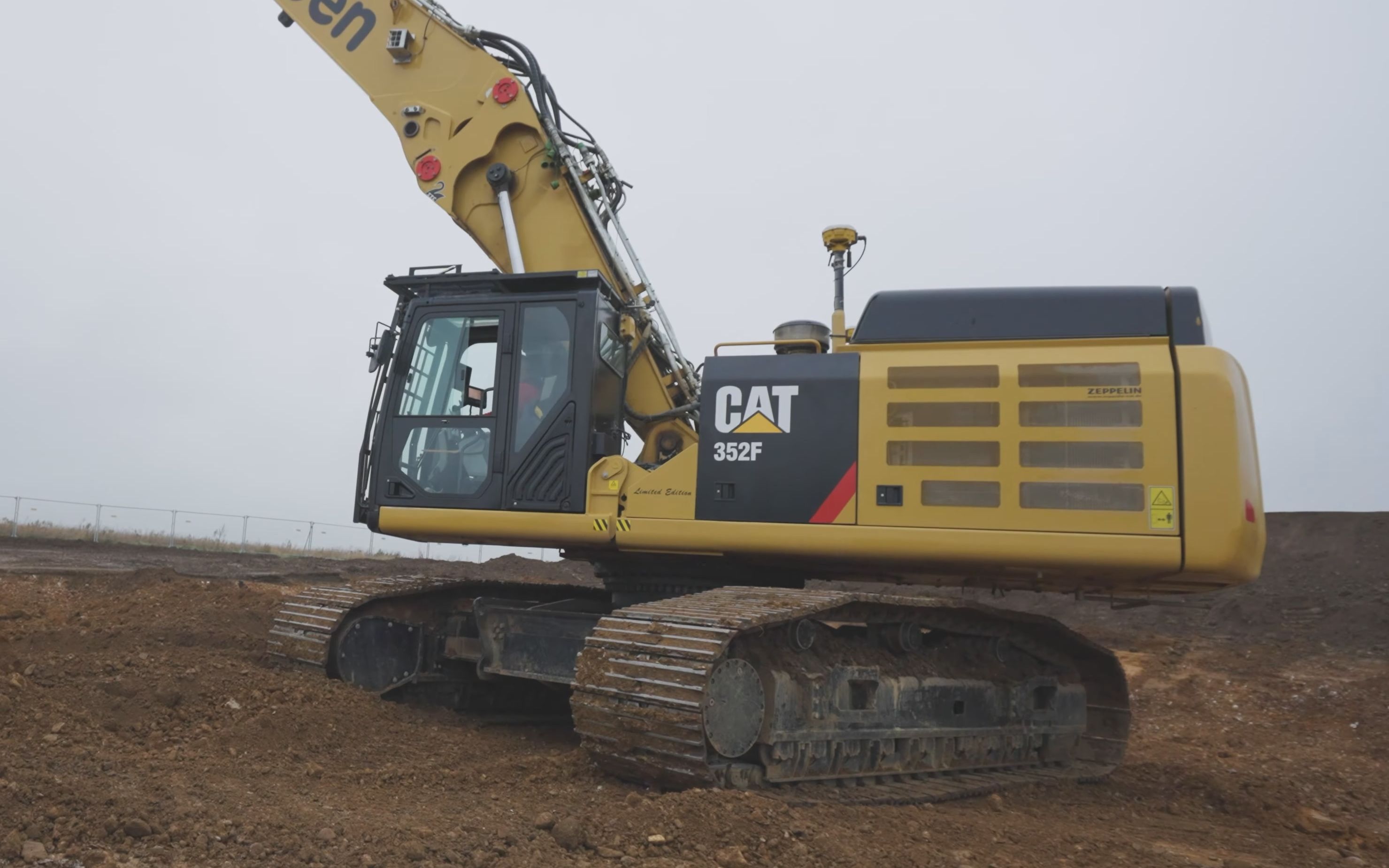 cat 352f,330,336f挖掘机施工作业4k