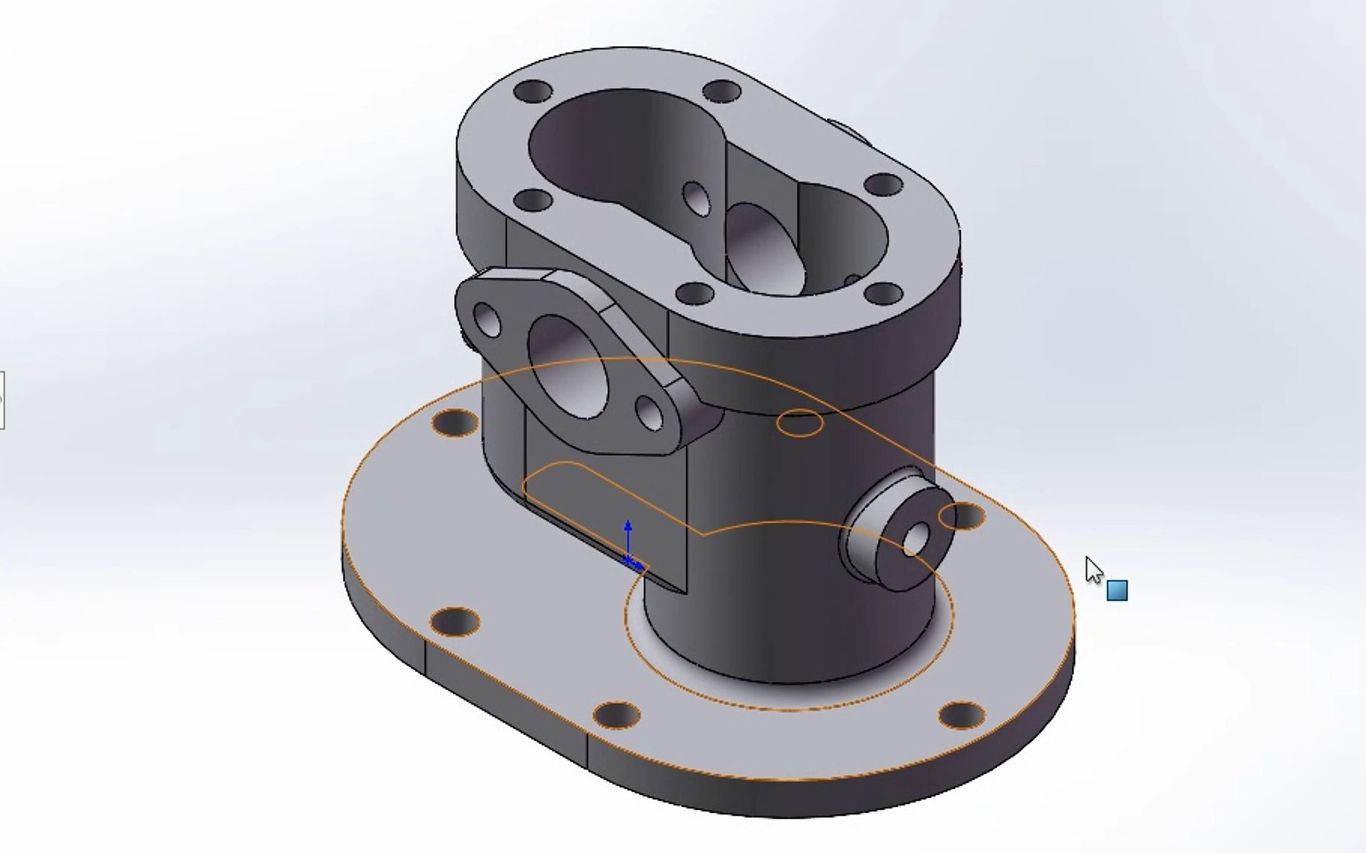 solidworks简单产品建模案例19
