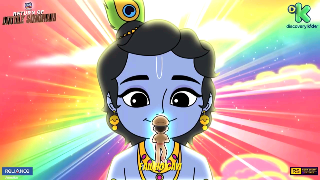 印度动画ip超级小雄狮冬季新番小雄狮和奎师那主题曲预告