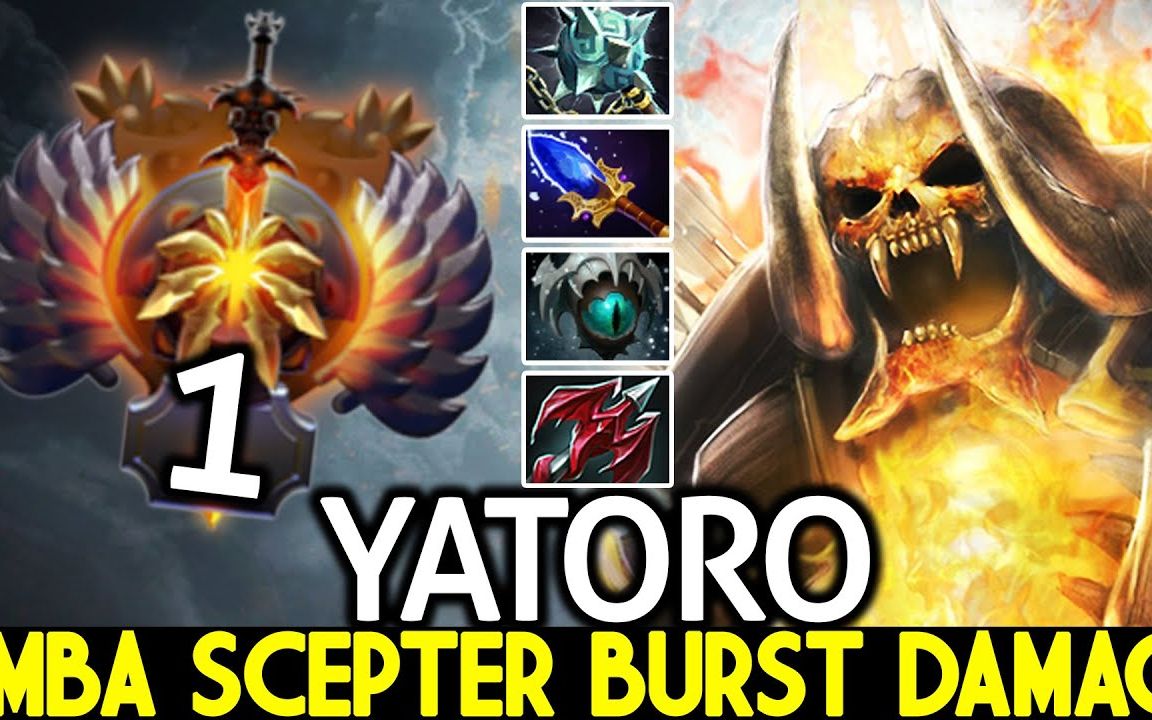 & 小骷髅 imba scepter burning army burst damage by dota2 high
