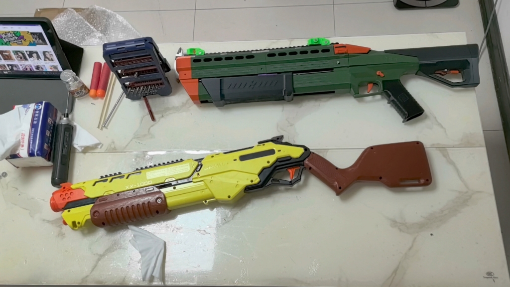 nerf 萨杜恩发射器e8520,咸鱼购买大咸鱼味,清理去味嗷嗷大的咸鱼味!