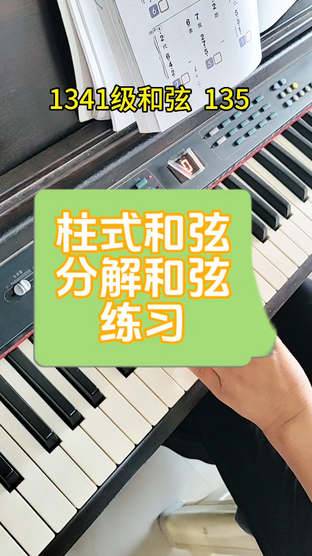 柱式和弦分解和弦练习卓越全新正版自学简谱入门