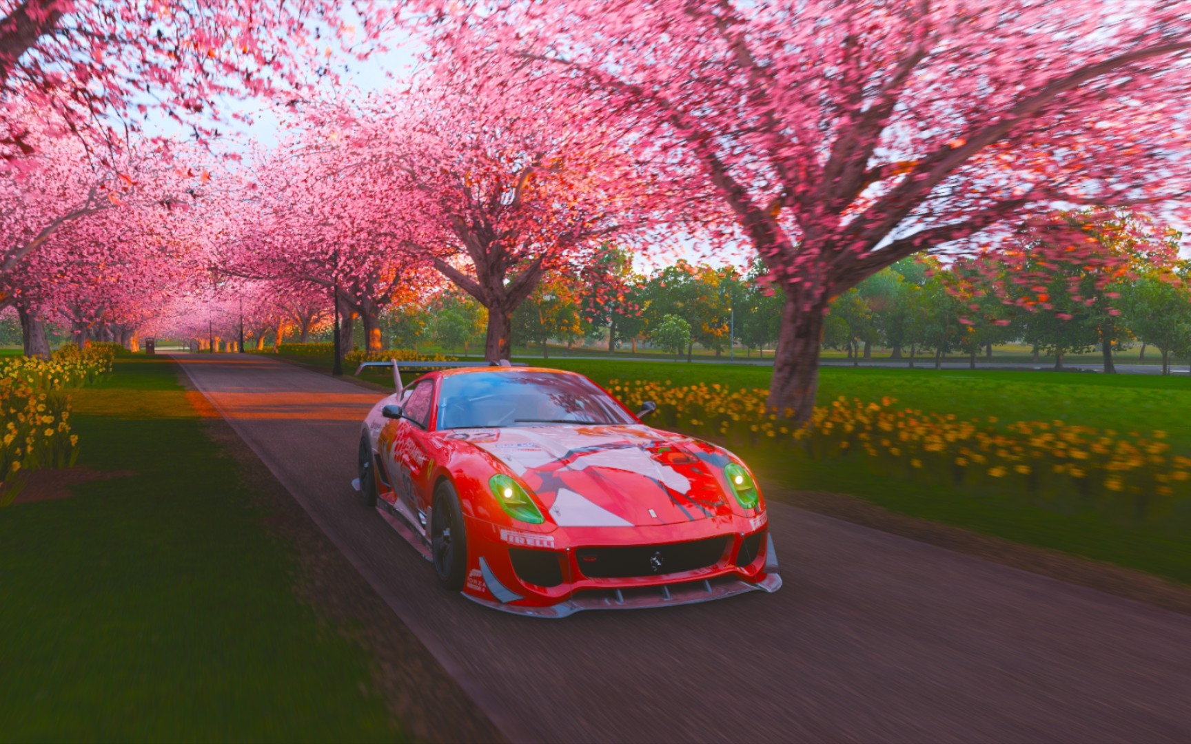 【地平线4】 环岛 6分58秒 (x级别 法拉利599xxe)