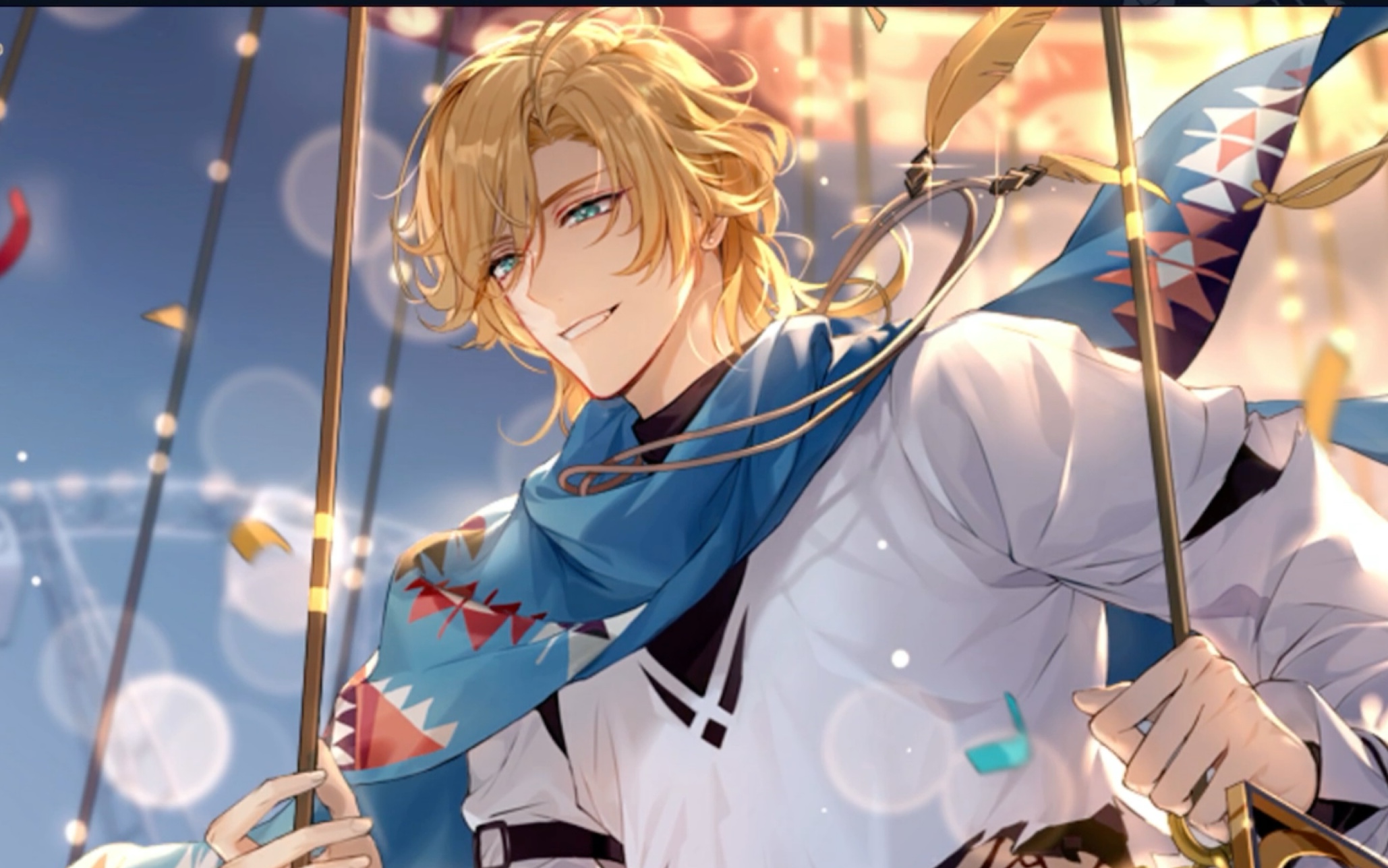 时空中的绘旅人 罗夏ssr秋千乐园  和罗甜甜的快乐同居约会生活!