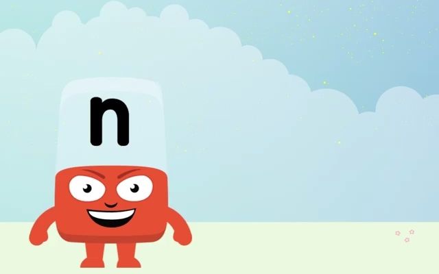 [图]26个英文字母的书写笔画N-字母积木@Alphablocks - Learn How to Write the Letter N