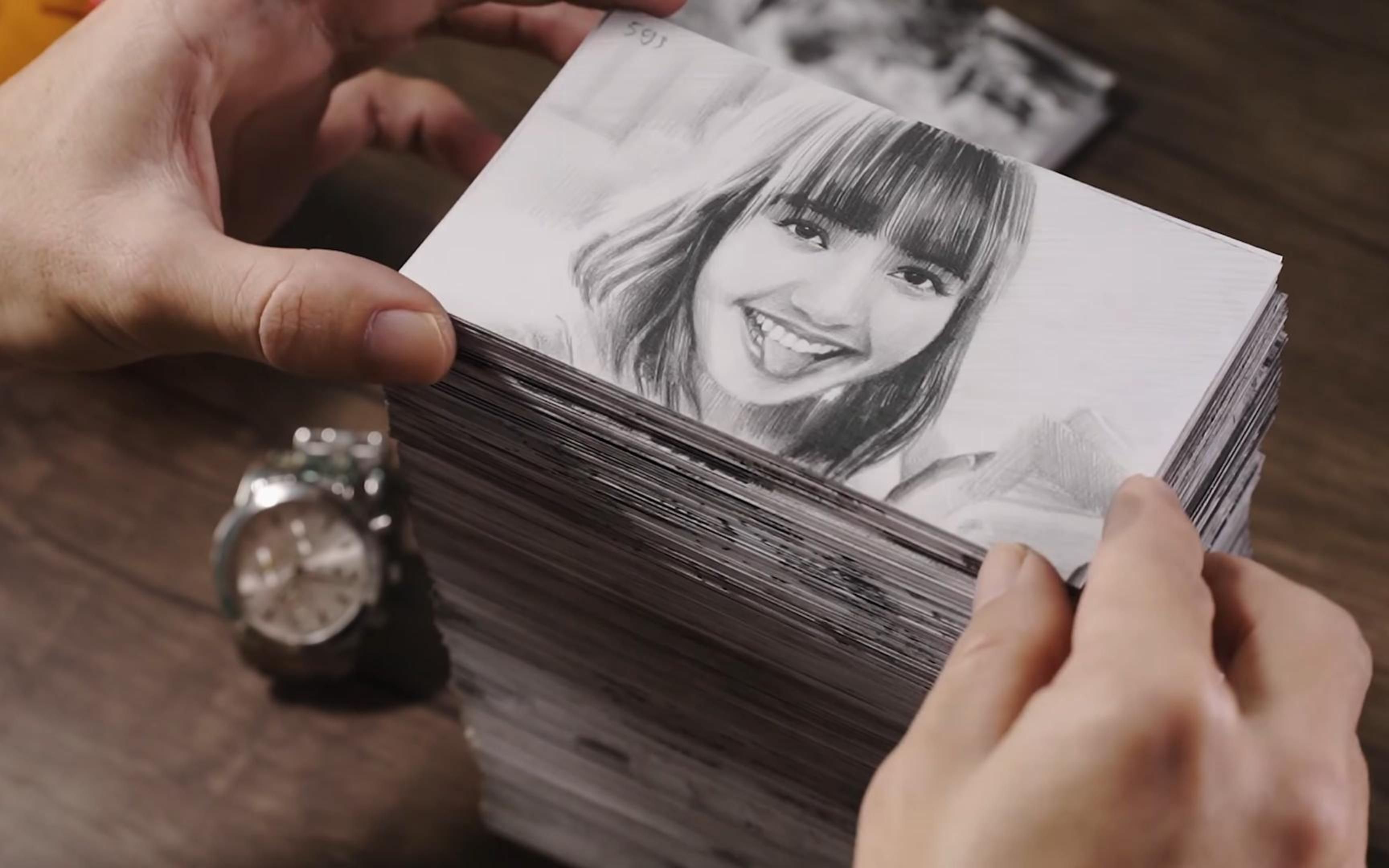 速写手绘lisa,多副小片段献给lisa控