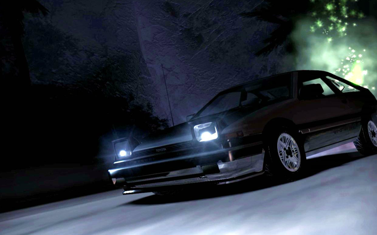 [极品飞车10 nfs10] copper ridge山道 ae86 车载视角 键盘 mt_哔哩
