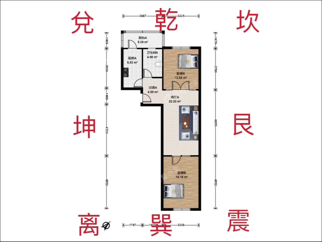 风水学有句话叫:有其形必有其灵,有其形必有其应,所以手枪型户型