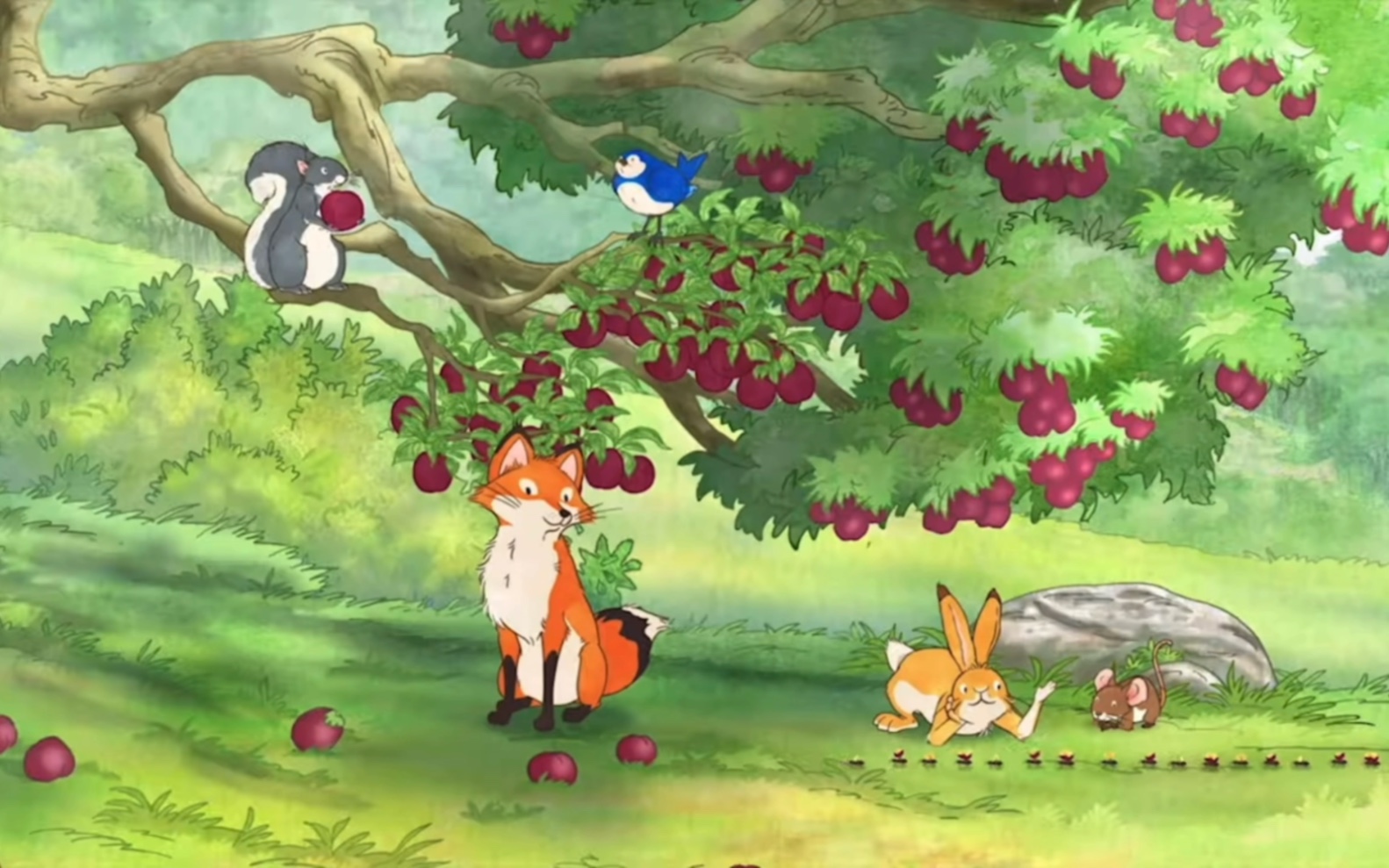 [图]【猜猜我了多爱你】Guess how much I love you—— plum tree