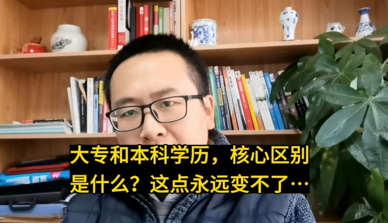 大专和本科学历,核心区别是什么?这点永远变不了哔哩哔哩bilibili