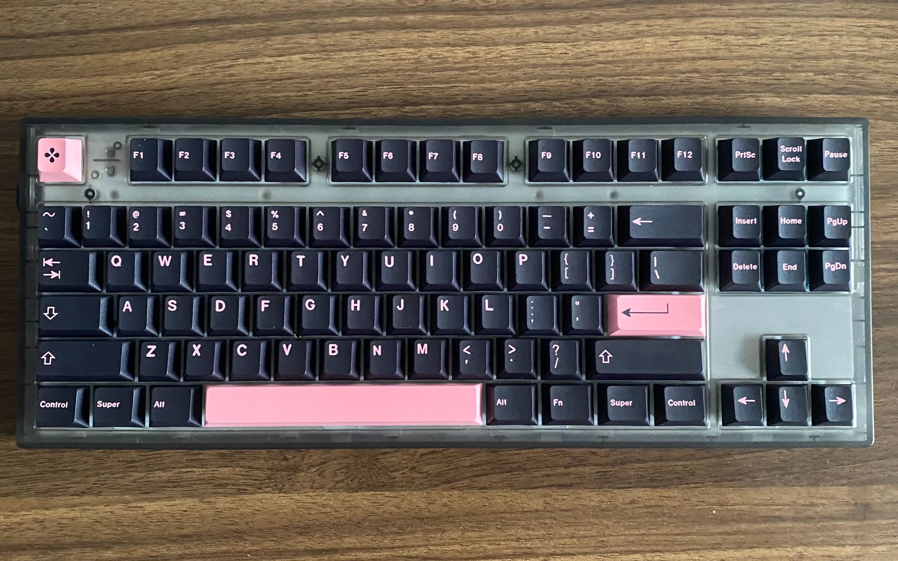 【rgb,热插拔,性价比,我全都要】腹灵mk870 厚润g黄 打字音