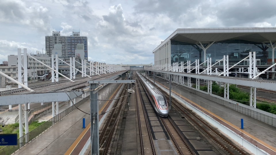 【武广高铁 广州北站】复速后 列车朝夕跨站合集