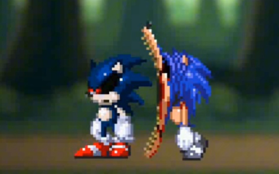 Sonic exe Official Remake vs Exetior