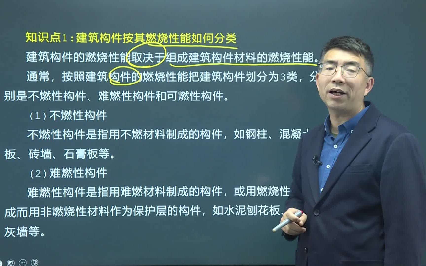 2024【消防设施操作员】建筑构件按其燃烧性能如何分类哔哩哔哩bilibili