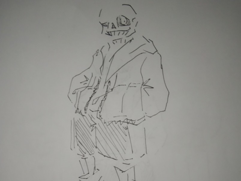 如何学会画好一个sans.新手勿入,有基础党可来.