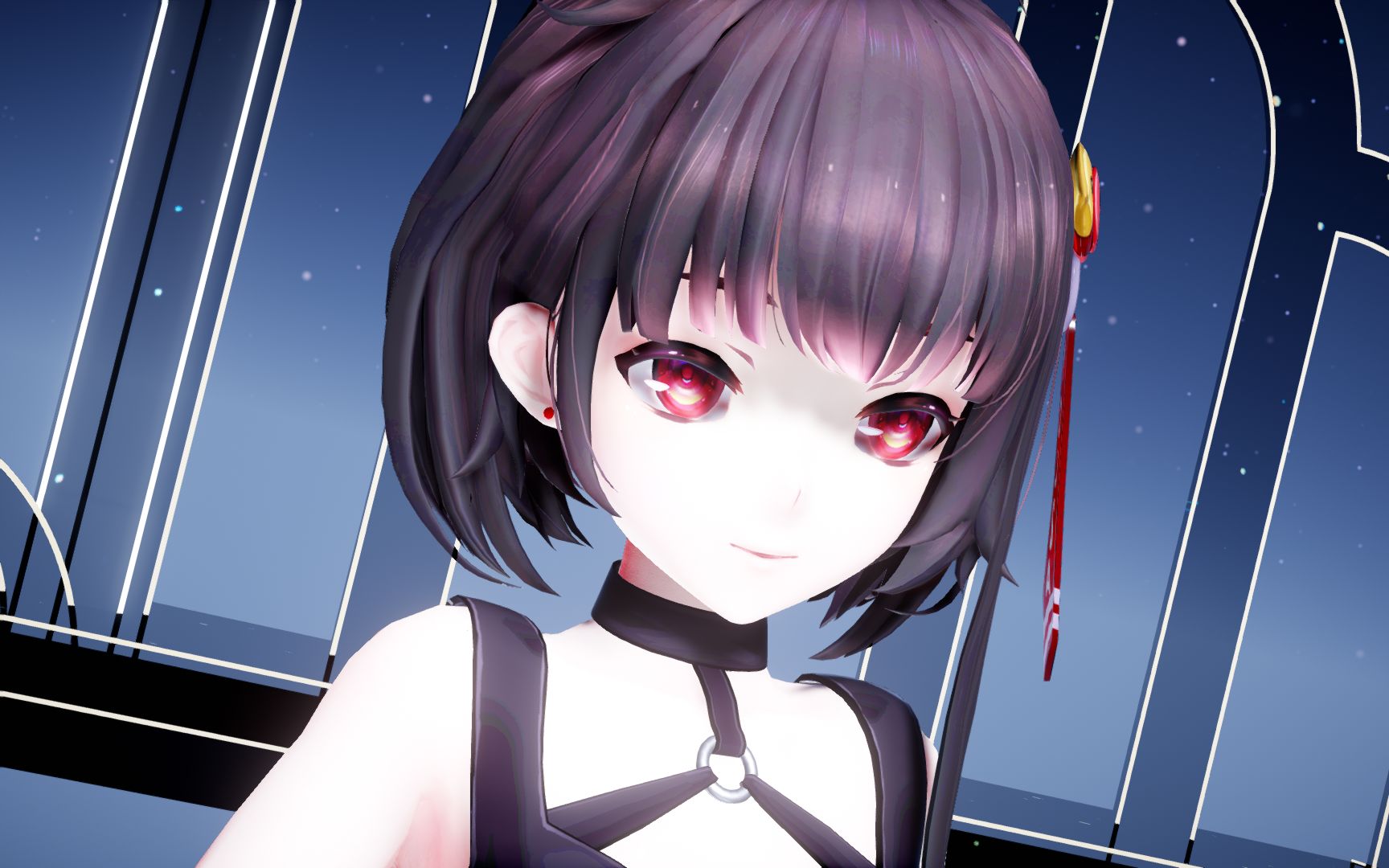 staytonight泠鸢yousa朋克少女mmdray渲