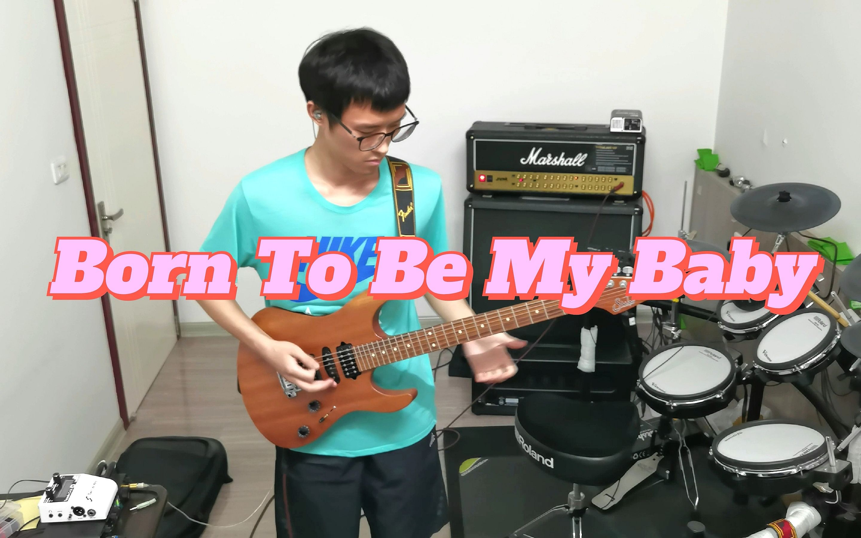 [图]【超人出品】Born To Be My Baby Bon Jovi 邦乔维 Guitar Cover 吉他翻弹