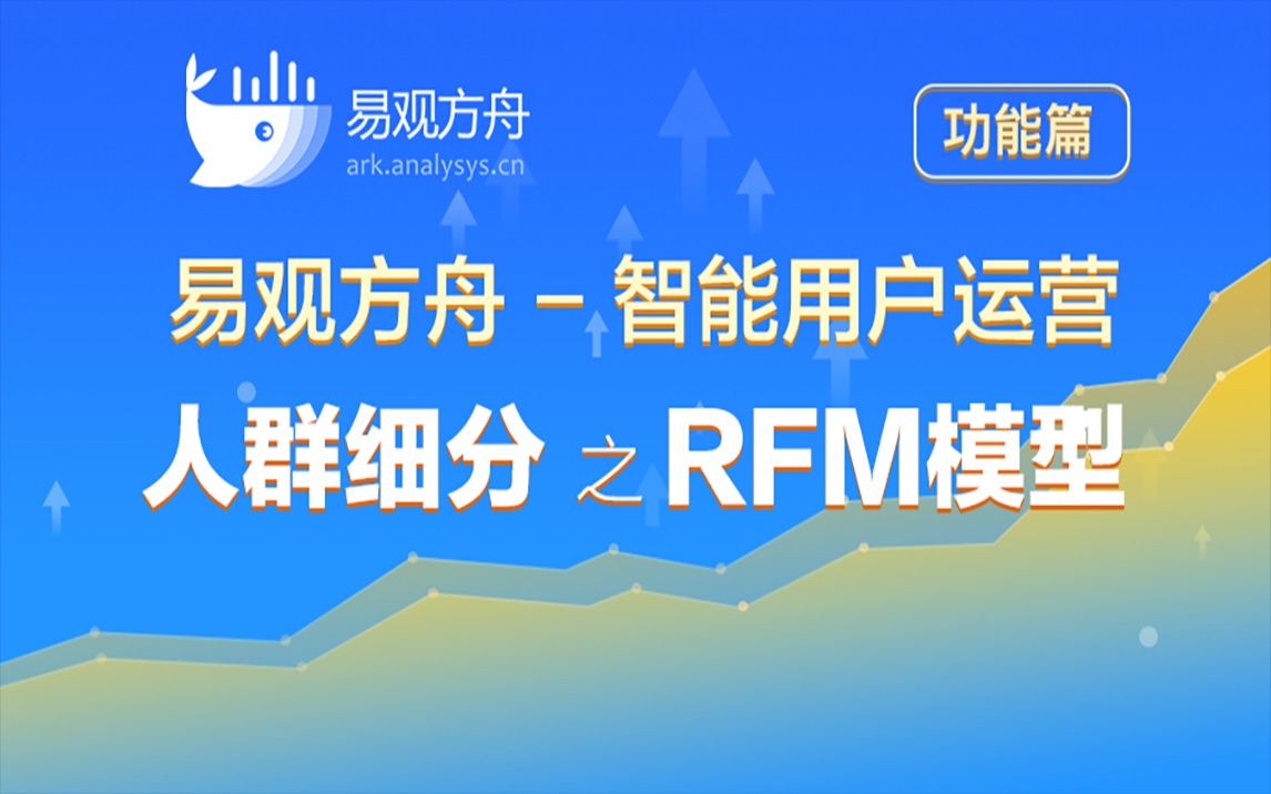 易观方舟:智能用户运营——人群细分之RFM模型哔哩哔哩bilibili