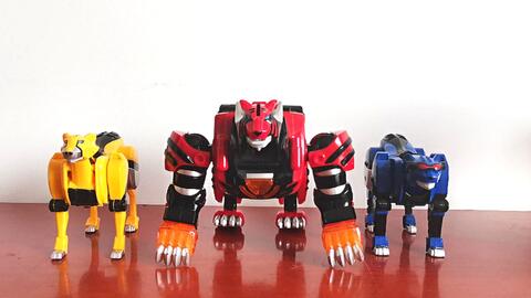 魔性玩法dx兽拳战队激气连者 激气斗者合体测评 电动也太有意思了吧 中国风战队好评 哔哩哔哩