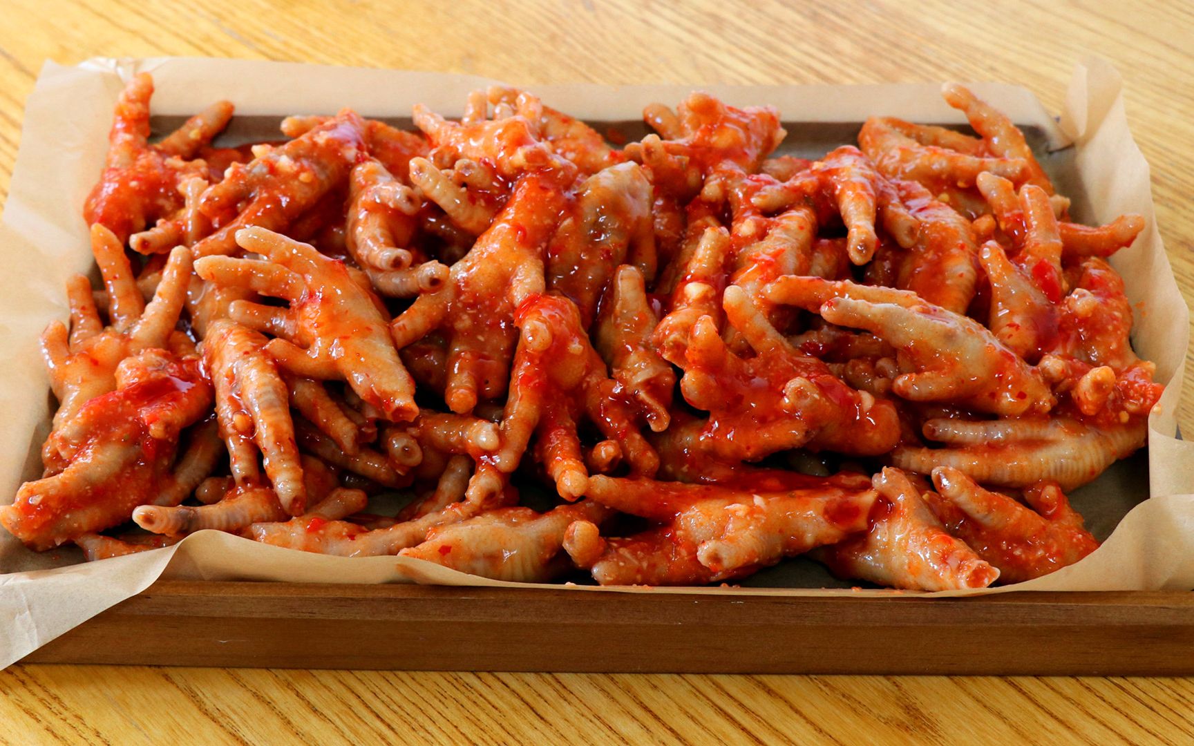 【自制甜辣鸡爪】家庭甜辣酱做法,酸甜够味,好吃不油腻!