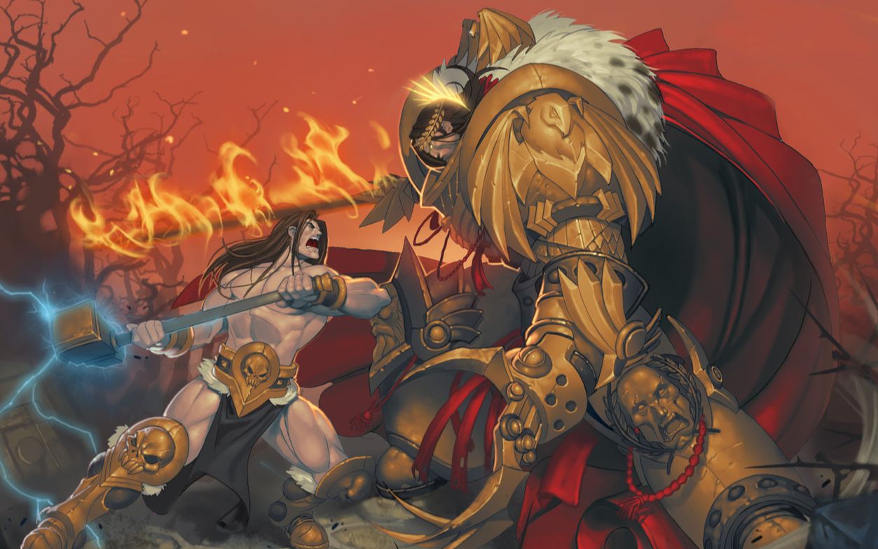 【战锤40k受祝邪铁】欧姆弥赛亚降临火星_单机游戏热门视频