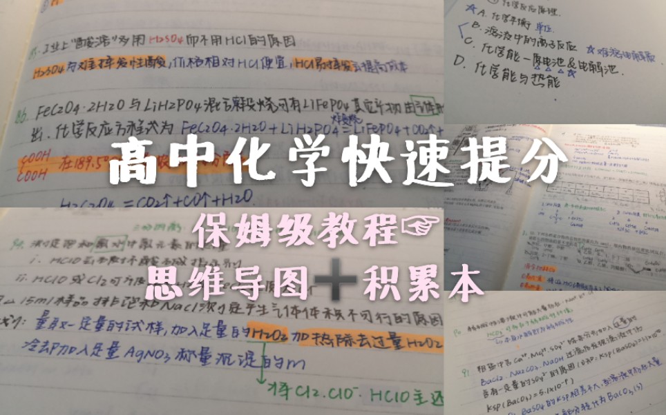 [图]【高中化学】如何快速抢救提分/思维导图➕错题本