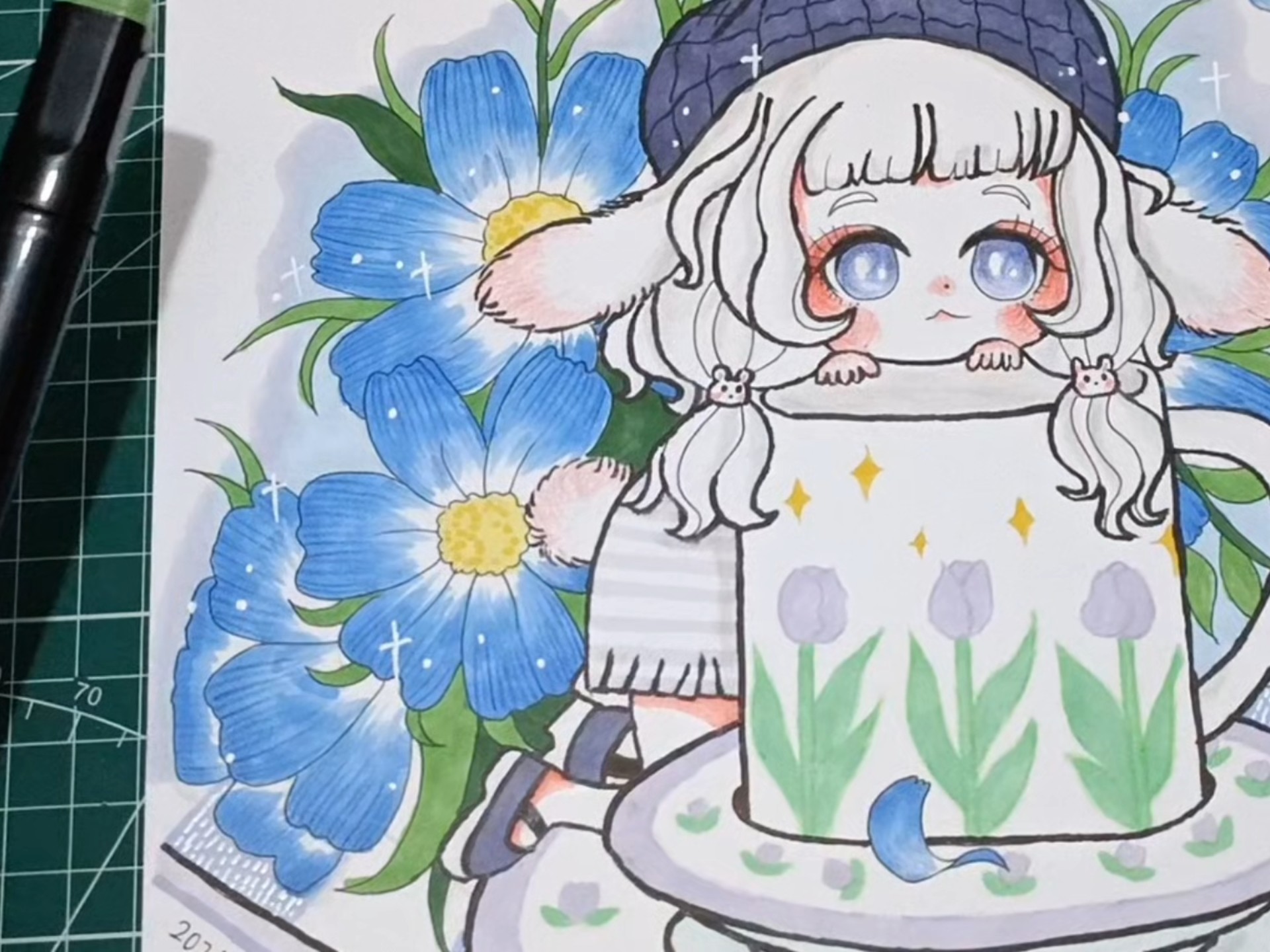 一起学画画(马克笔绘画)