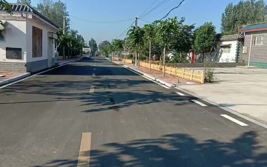 淇县北山门口村幸福路 河南省美丽乡村