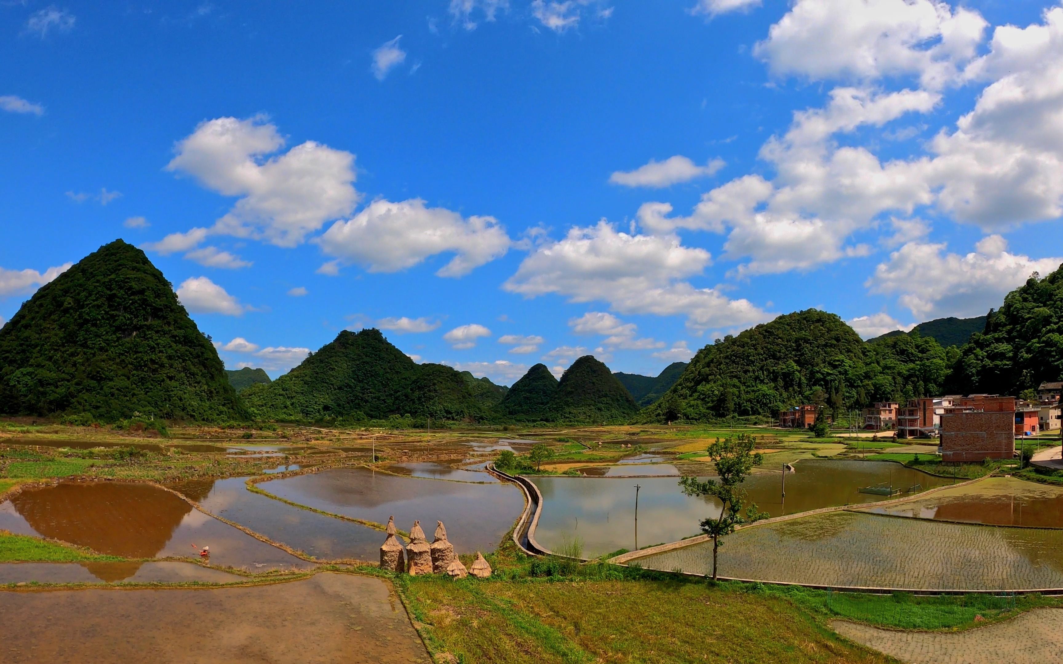 活动  贵州荔波甲良月光村的山水田园-海拔800米的适宜人居环境
