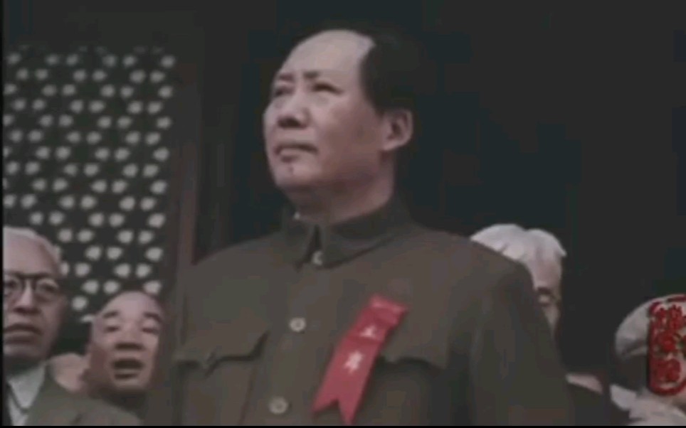 壮丽70年——1949年中国阅兵大典实拍哔哩哔哩bilibili