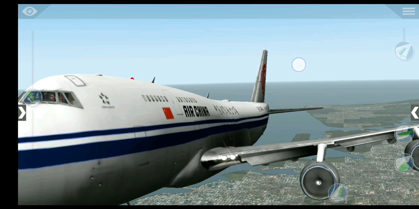 国航747(b-2445)飞机涂装