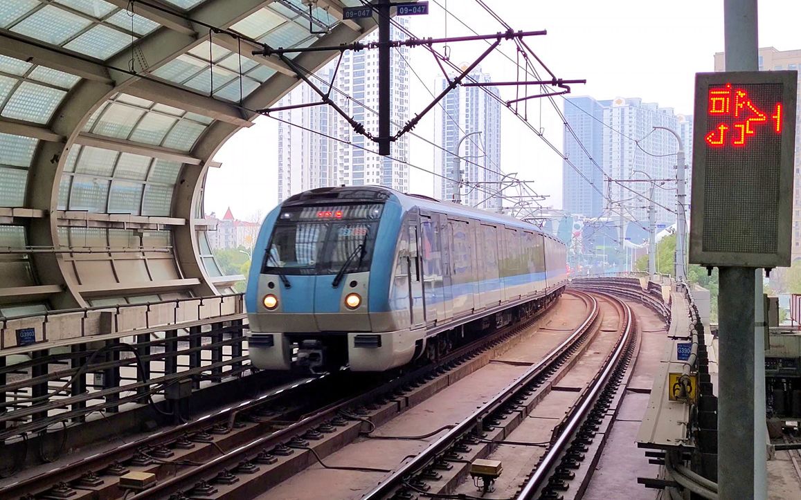 【4k】南京地铁1号线097098小龙湾站下行进站