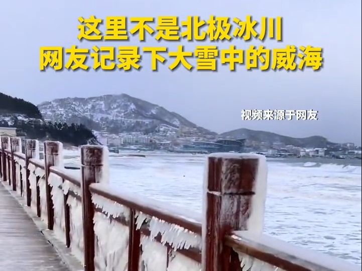 山东威海遭遇极端性冷流暴雪哔哩哔哩bilibili